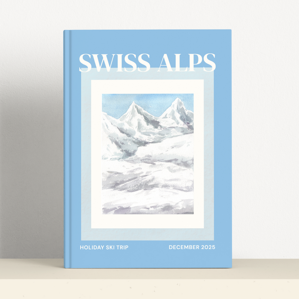 Swiss Alps Travel Photobook: Postcard Edition